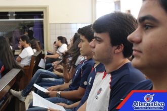 Missa de Páscoa na Igreja Matriz de Santo Antônio e Almas de Itabaiana