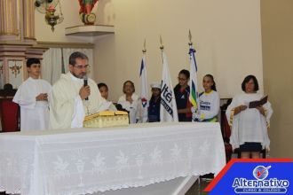 Missa de Páscoa na Igreja Matriz de Santo Antônio e Almas de Itabaiana