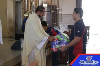 Missa de Páscoa na Igreja Matriz de Santo Antônio e Almas de Itabaiana