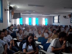 Palestra sobre Drogas com o Tenente Monteiro