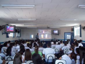 Palestra sobre Drogas com o Tenente Monteiro