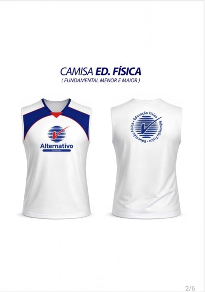 camisa: Uniforme Branco